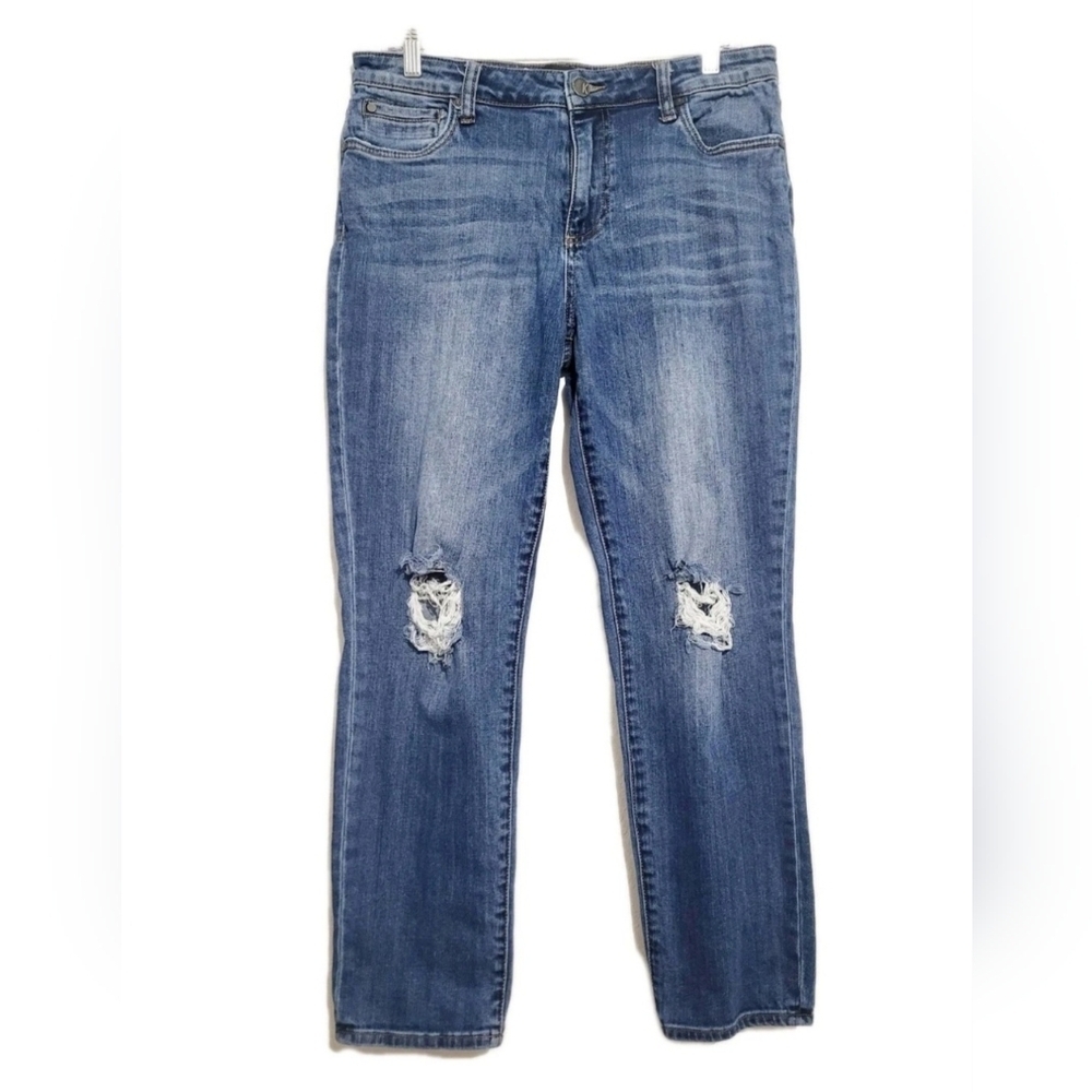 KUT From The Kloth Catherine High Rise Boyfriend Jeans Women’s Size 8 Stretch - Picture 2 of 14
